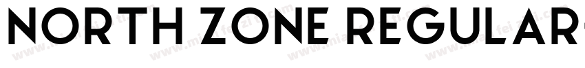 North Zone Regular字体转换